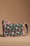 By Anthropologie The Fiona Beaded Bag: Food & Drink Edition In Green