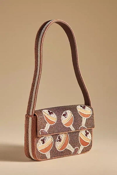 By Anthropologie The Fiona Beaded Bag: Food & Drink Edition In Multicolor