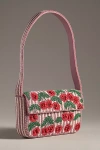By Anthropologie The Fiona Beaded Bag: Food & Drink Edition In Gold