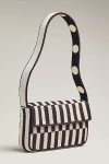 By Anthropologie The Fiona Beaded Bag: Geometric Edition In Brown