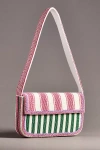 By Anthropologie The Fiona Beaded Bag: Geometric Edition In Pink
