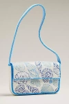 By Anthropologie The Fiona Beaded Bag: Icon Edition In Blue