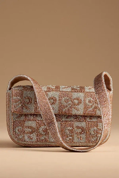 By Anthropologie The Fiona Beaded Bag: Icon Edition In Gold