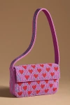 By Anthropologie The Fiona Beaded Bag: Icon Edition In Pink