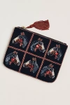 By Anthropologie The Fiona Medium Beaded Pouch In Black