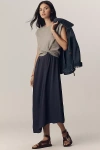 By Anthropologie The Gemini Cap-sleeve Sweater + Tank Dress Set In Blue