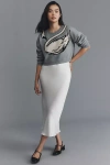By Anthropologie The Gemini Sweater + Tank Dress Set In Gray