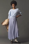 By Anthropologie The Gemini Twofer Sweater + Dress Set In Blue
