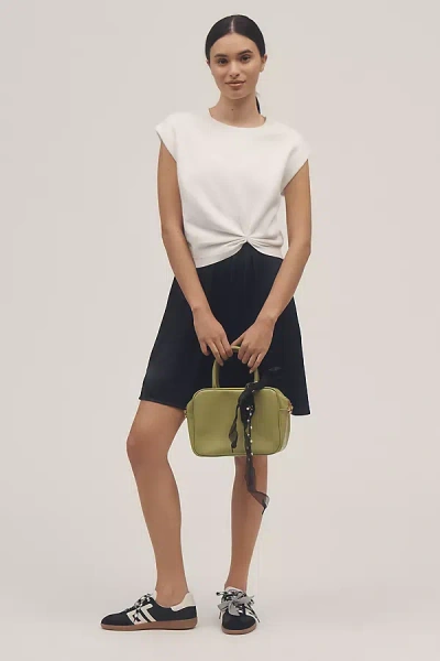 By Anthropologie The Gemini Twofer Sweater + Dress Set: Cap-sleeve Mini Edition In Black