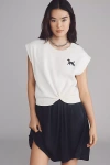 By Anthropologie The Gemini Twofer Sweater + Dress Set: Cap-sleeve Mini Edition In Black