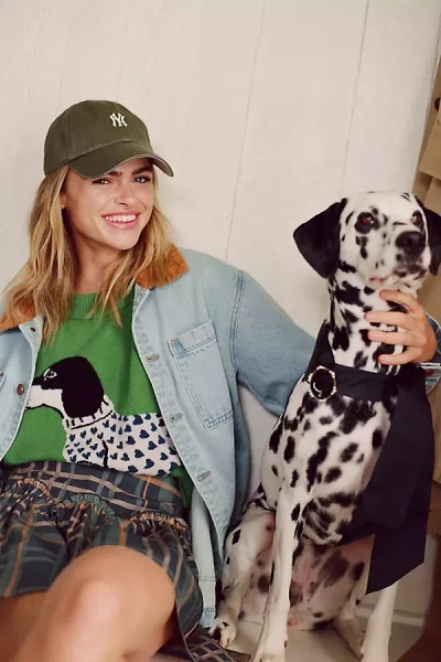 By Anthropologie The Goldie Crew-neck Cashmere Sweater In Green