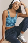 By Anthropologie The Hannah Seamless Textured Tank Top In Blue