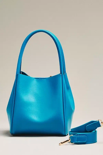 By Anthropologie The Hollace Tote: Mini Edition In Blue