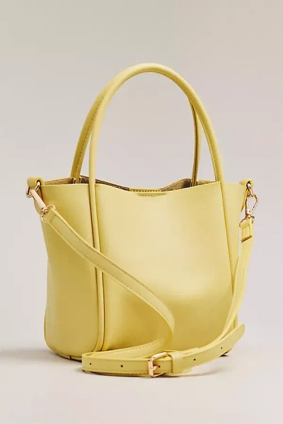 By Anthropologie The Hollace Tote: Mini Edition In Yellow