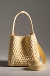 By Anthropologie The Hollace Tote: Woven Mini Edition In Yellow