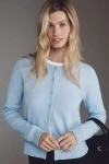 By Anthropologie The Juliet Cashmere Cardigan Sweater In Blue
