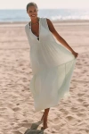 By Anthropologie The Kallie Flowy Maxi Dress