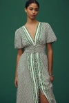 By Anthropologie The Katerina Button-front Dress In Multicolor