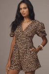 By Anthropologie The Katerina Button-front Romper