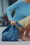 By Anthropologie The Love Knot Slouchy Bag In Blue