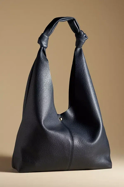 By Anthropologie The Love Knot Slouchy Bag In Blue