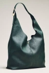 By Anthropologie The Love Knot Slouchy Bag: Buckle Edition In Green