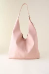 By Anthropologie The Love Knot Slouchy Bag: Buckle Edition In Pink
