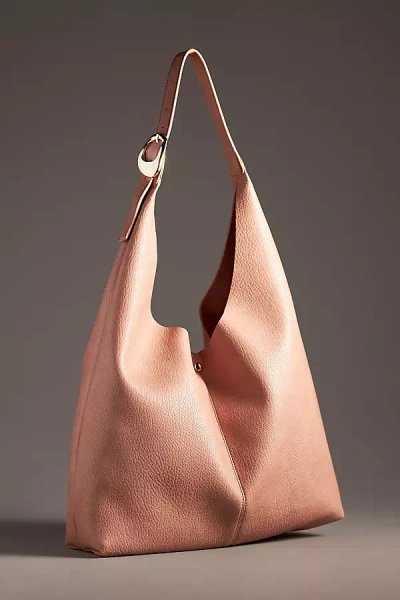 By Anthropologie The Love Knot Slouchy Bag: Buckle Edition In Purple
