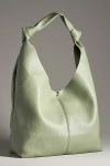 By Anthropologie The Love Knot Slouchy Bag In Green