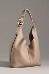 By Anthropologie The Love Knot Slouchy Bag: Mini Buckle Edition In Sand