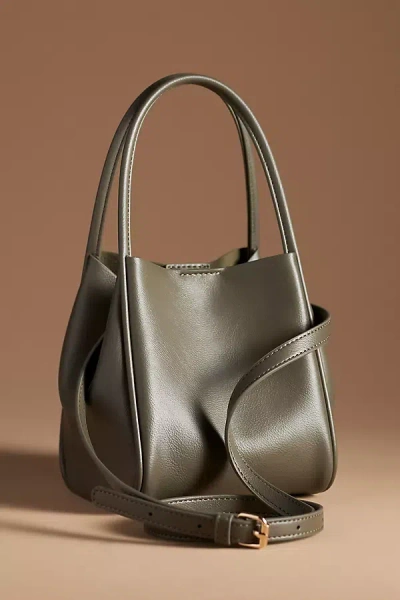 By Anthropologie The Mini Hollace Tote In Green