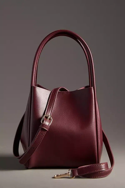 By Anthropologie The Mini Hollace Tote In Red