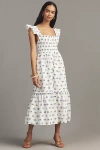 By Anthropologie The Peregrine Midi Dress In Multi