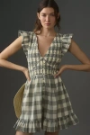 By Anthropologie The Peregrine Mini Dress In Multicolor