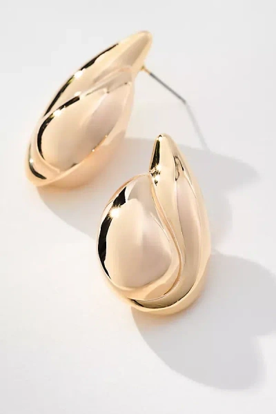 By Anthropologie The Petra 3d Drop Earrings In Gold