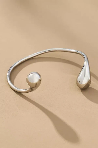 By Anthropologie The Petra Cuff Bracelet In Silver