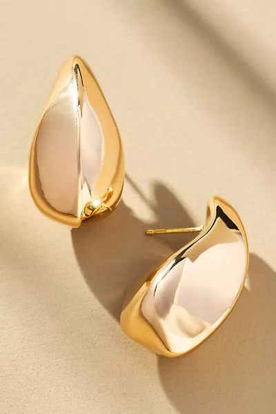 By Anthropologie The Petra Drop Earrings: 3d Edition In Gold