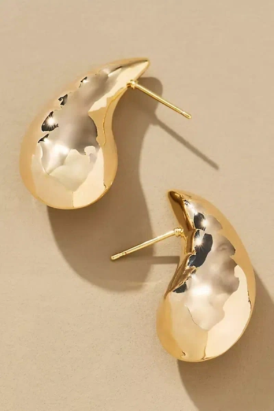 By Anthropologie The Petra Drop Earrings: Hammered Edition
