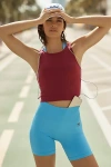 By Anthropologie The Reegan Seamless Ribbed Cropped Tank Top In Purple