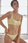 By Anthropologie The Renna Seamless Scoop-neck Bra In Green