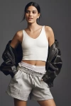 By Anthropologie The Renna Seamless Scoop-neck Tank Top In White