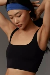 By Anthropologie The Renna Seamless Twist Tank Top In Black