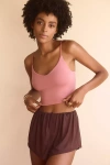 By Anthropologie The Renna Seamless V-neck Tank In Pink