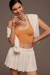By Anthropologie The Renna Seamless V-neck Tank In Yellow