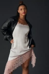 By Anthropologie Faux Leather Moto Jacket In Black