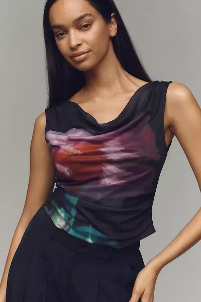 By Anthropologie The Sloane Cowl-neck Tank Top