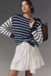 By Anthropologie The Somerset Mini Skirt In White