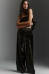 By Anthropologie The Somerset Velvet Pull-on Pants In Green