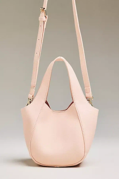 By Anthropologie The Sonia Mini Slouchy Tote Bag In Pink