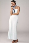 By Anthropologie The Tilda Linen Blend Slip Dress